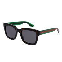 Occhiali da sole Gucci Uomo GG0001SN003 HAVANA GREEN GREY52 - GG0001SN003 HAVANA GREEN GREY52